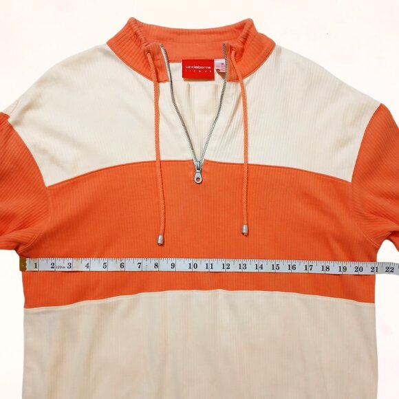 Liz Claiborne Liz & Co Women Two Piece Outfit Colour Block Jogger Pants Set M/L - Picture 7 of 15